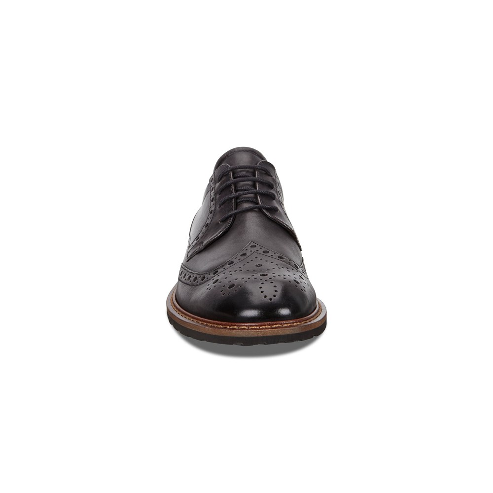 ECCO Mens Dress Shoes Brown - Vitrus I Wing Tip Tie - UGP-805673